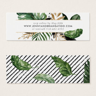 Glamourous Summer Greenery Wedding Website RSVP