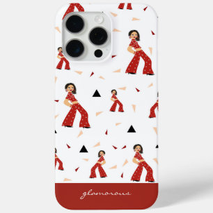Glamourous woman iPhone 15 pro max case