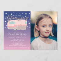 Glamping Birthday Party Bedazzled Photo