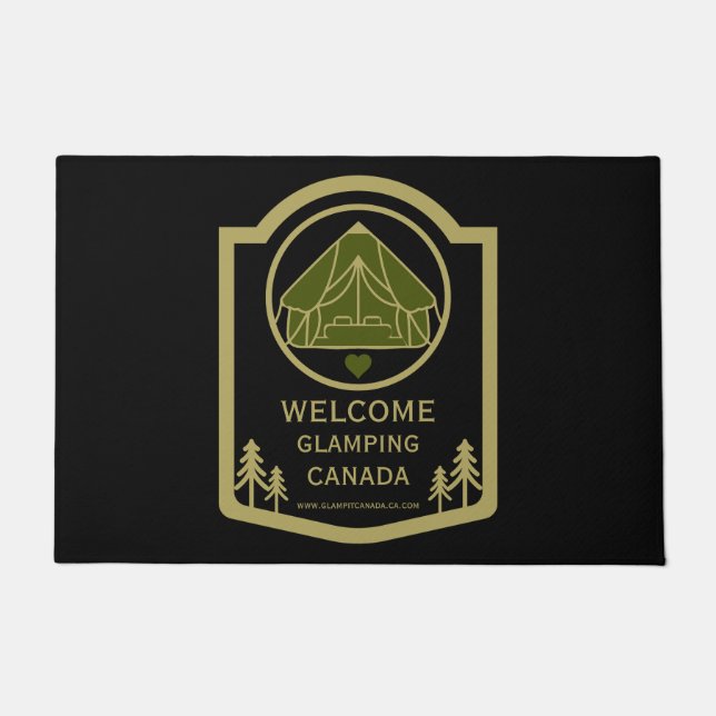 Glamping Canada Business Doormat (Front)