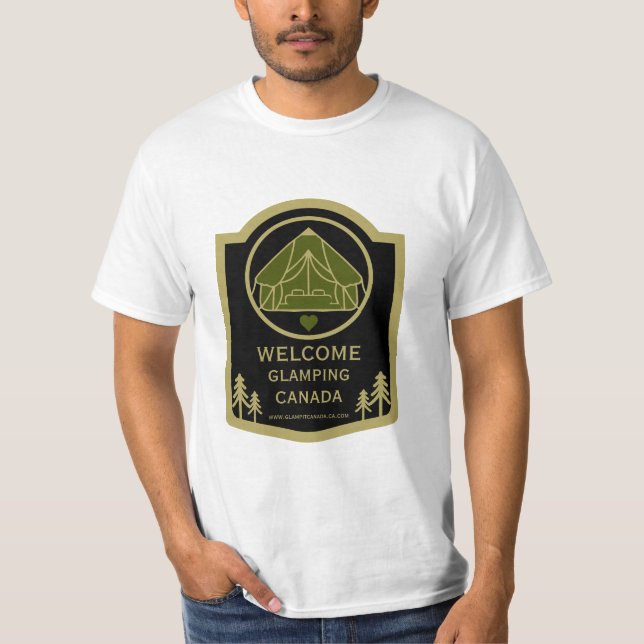 Glamping Canada Business T-Shirt (Front)