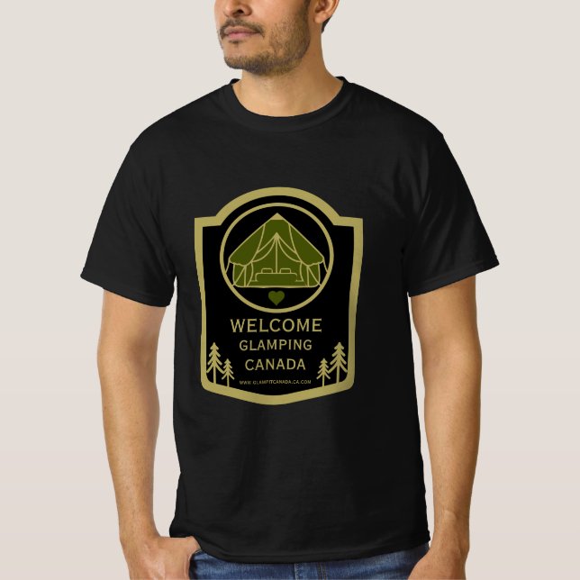 Glamping Canada Business T-Shirt (Front)