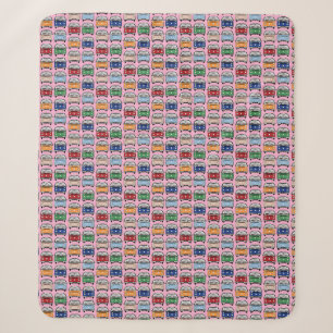 Glamping Classic Retro Campervan fandom VDub Sherpa Blanket