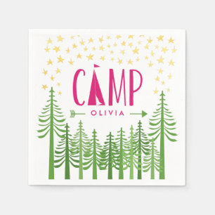 Glamping Party Napkin