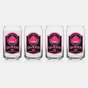 Glamping Queen Camping In Style Can Glass