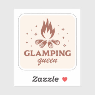 Glamping queen girl funny camping boho aesthetic