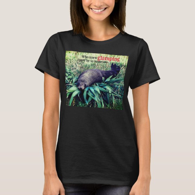 Glamping sea lion T-Shirt (Front)