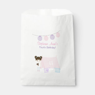 Glamping Sleepover Party Favour Bags