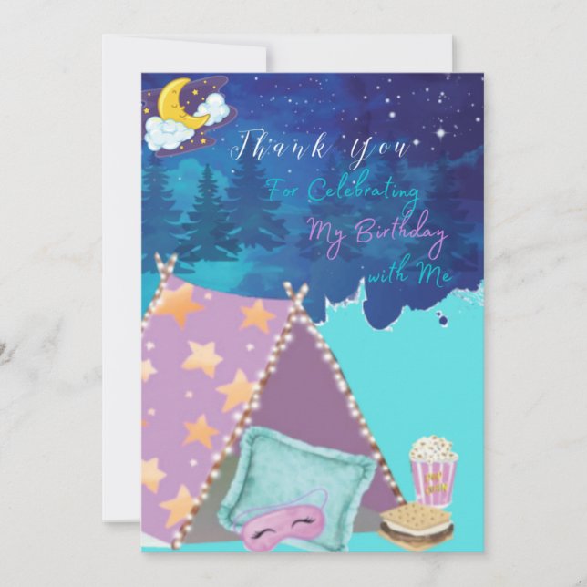 Glamping Thank You Card (Front)