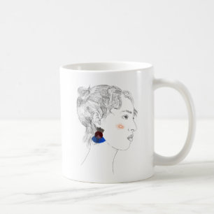 Glance Sketch - Portrait Coffee Mug