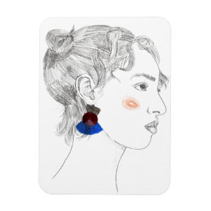 Glance Sketch - Portrait Magnet