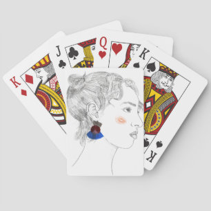 Glance Sketch - Portrait Playing Cards