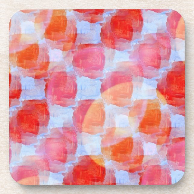 Glare from design texture background coaster (Front)