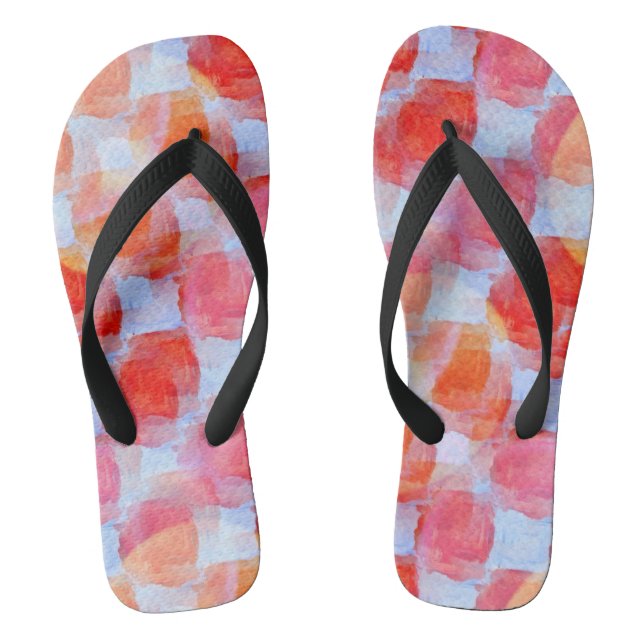 Glare from design texture background jandals (Footbed)