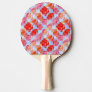 Glare from design texture background ping pong paddle