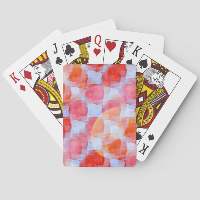 Glare from design texture background playing cards (Back)