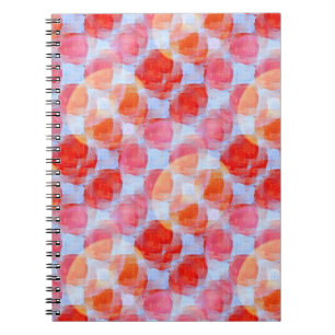 Glare from design texture background spiral notebook