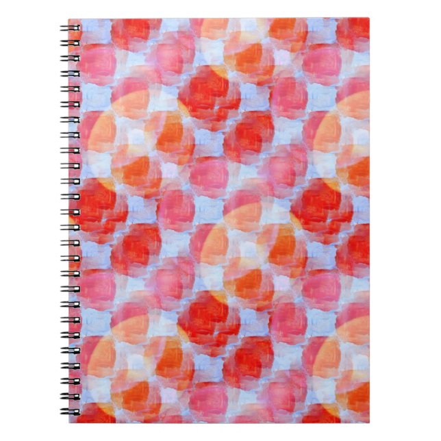 Glare from design texture background spiral notebook (Front)