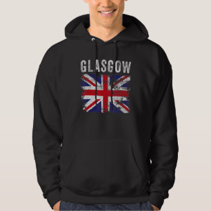 Glasgow British Flag Union Jack Scotland Hoodie