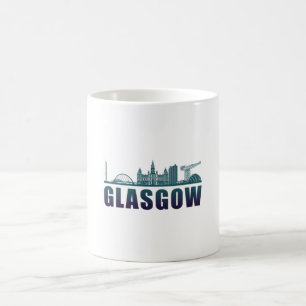 Glasgow City Cityscape Skyline Funny Gift Idea Coffee Mug