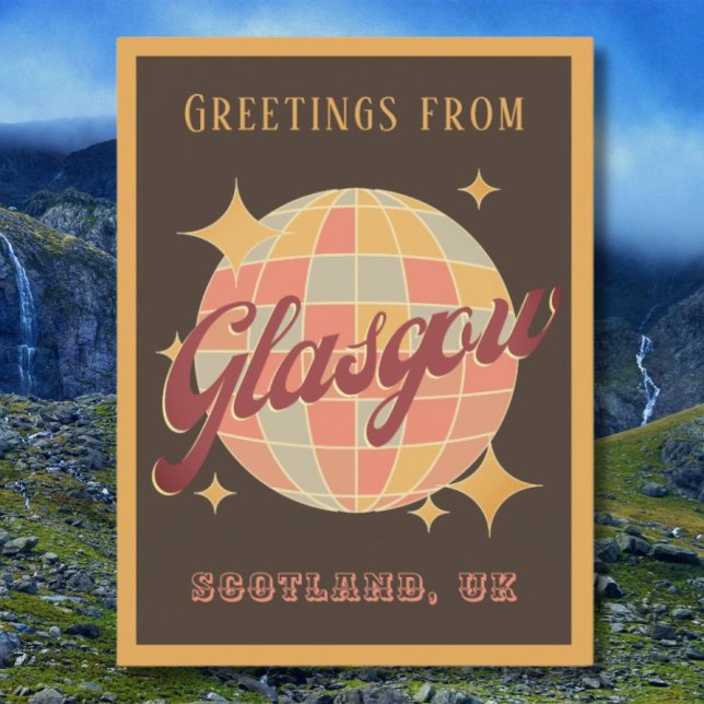 Glasgow City Scotland UK Retro Vintage Postcard (Creator Uploaded)