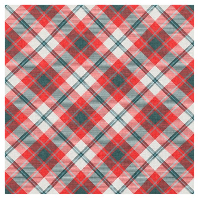 Glasgow District Tartan Tartan. Fabric (Close Up)