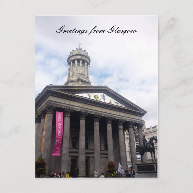 glasgow gallery modern art postcard (Front)