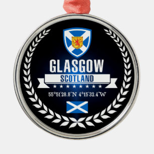 Glasgow Metal Tree Decoration