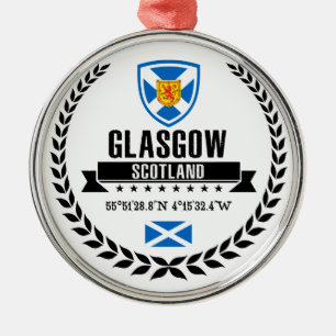 Glasgow Metal Tree Decoration