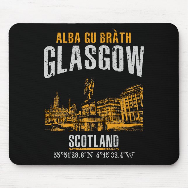 Glasgow Mouse Pad (Front)
