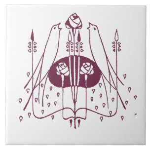 Glasgow Rose Tile