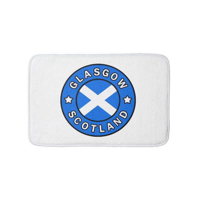 Glasgow Scotland Bath Mat (Front)