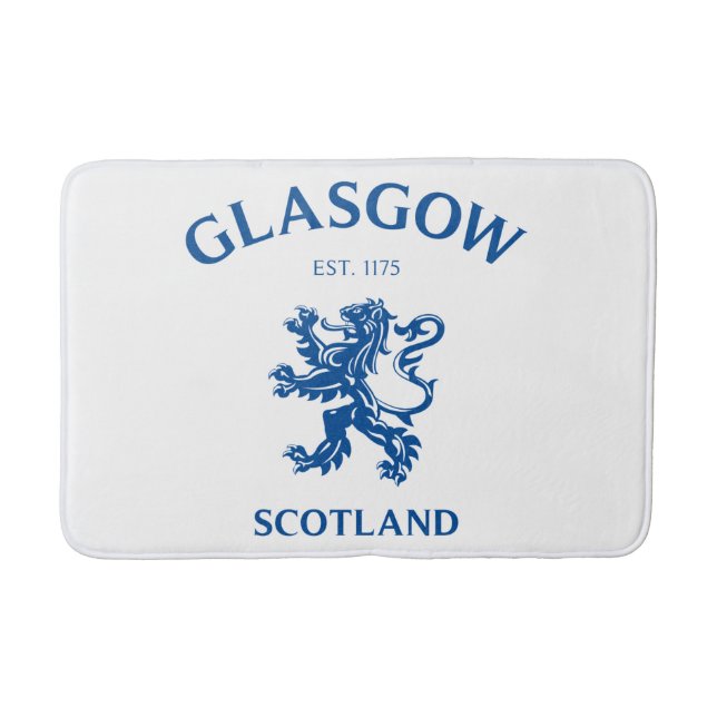 GLASGOW, SCOTLAND BATH MAT (Front)