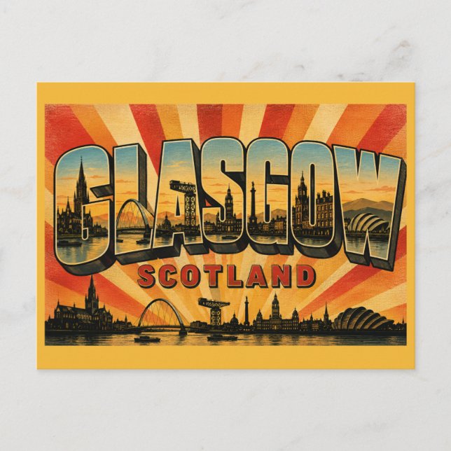 Glasgow Scotland Clyde Arc Postcard (Front)