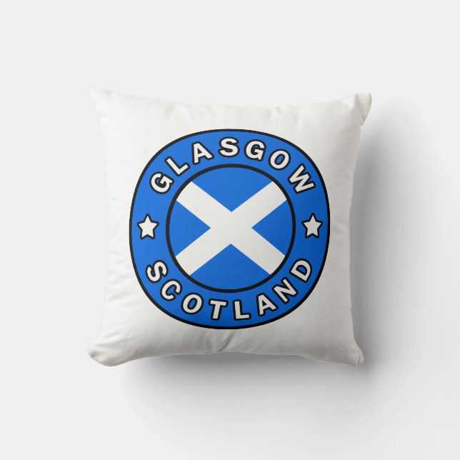 Glasgow Scotland Cushion (Front)