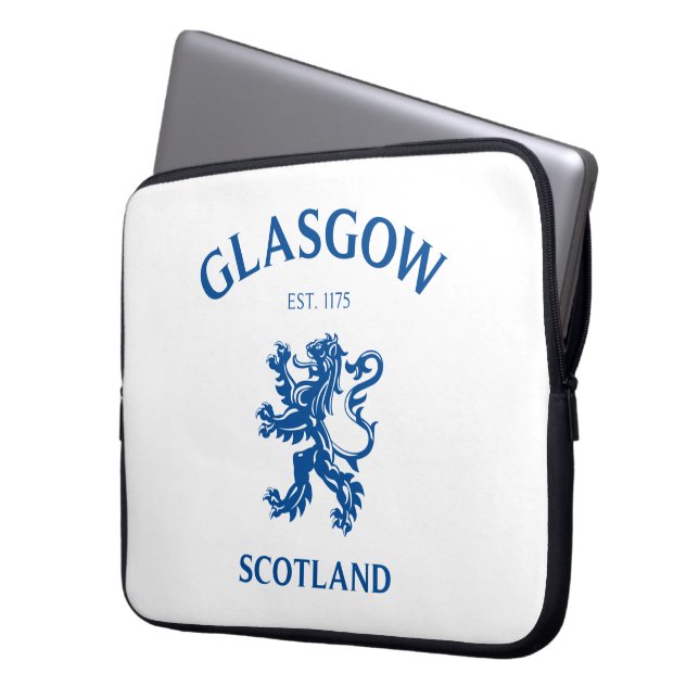 GLASGOW, SCOTLAND LAPTOP SLEEVE (Front Left)