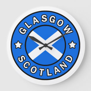 Glasgow Scotland Large Clock