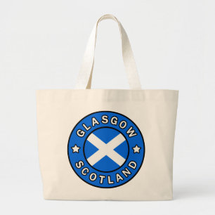 Glasgow Scotland Large Tote Bag