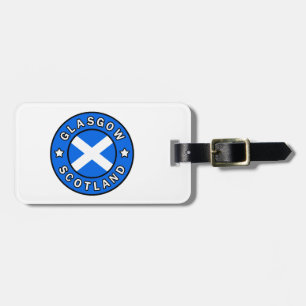 Glasgow Scotland Luggage Tag