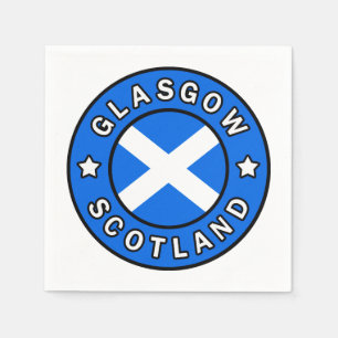 Glasgow Scotland Napkin