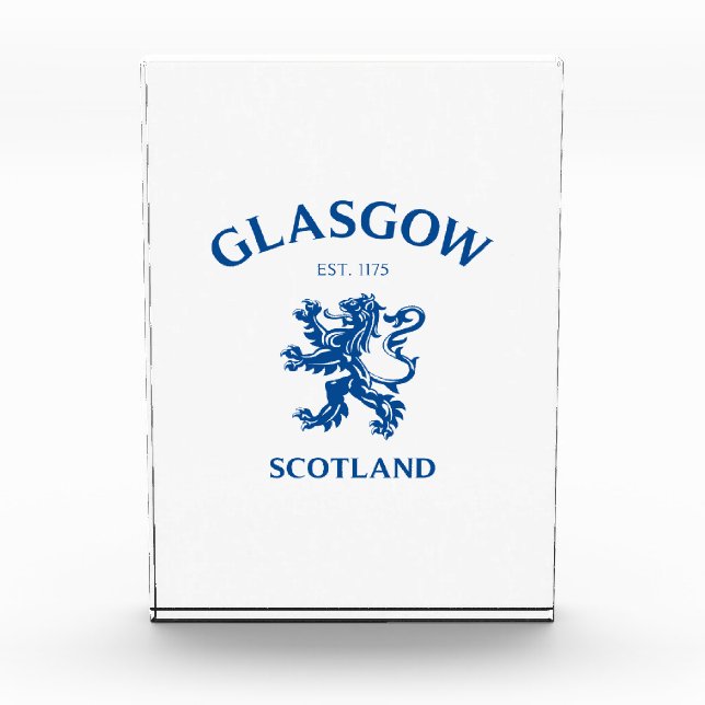 GLASGOW, SCOTLAND PHOTO BLOCK (Front)