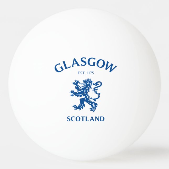 GLASGOW, SCOTLAND PING PONG BALL (Front)