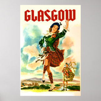 Glasgow Scotland Poster