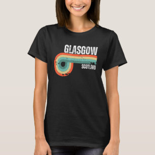 Glasgow Scotland Retro City Vintage Souvenir T-Shirt