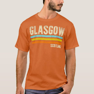 Glasgow Scotland Retro Shirt