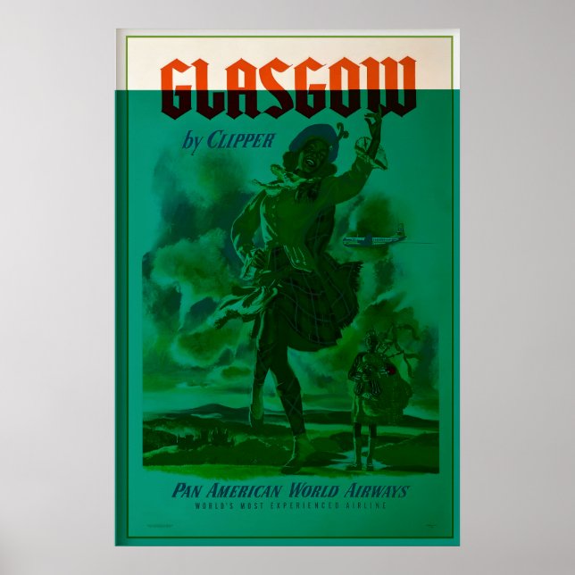 Glasgow Scotland Scotsman Celtic Edinburgh St Poster (Front)
