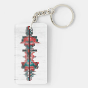 Glasgow Skyline Key Ring