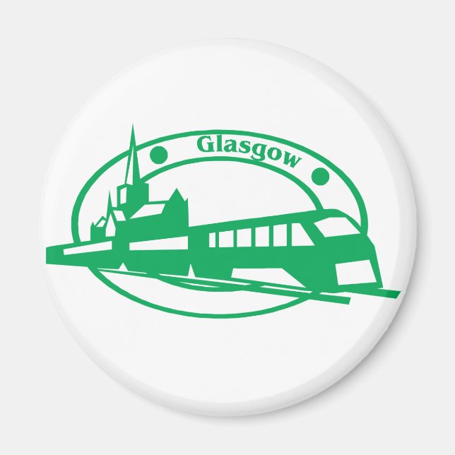 Glasgow Stamp Magnet (Front)