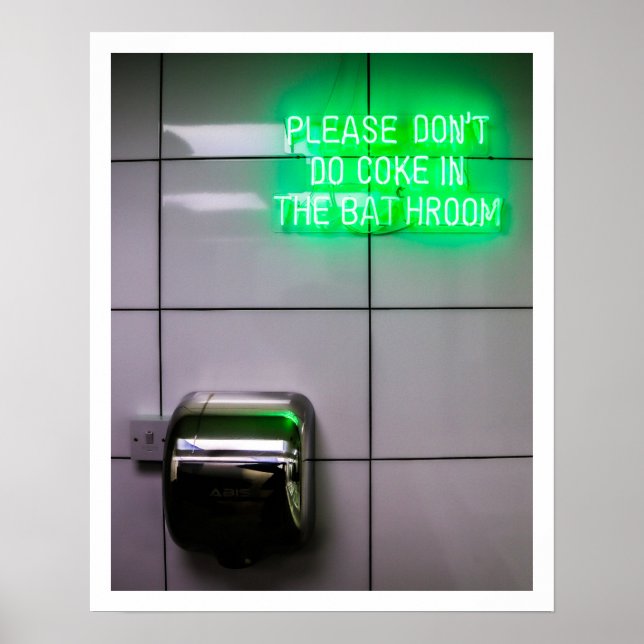 Glasgow toilet poster (Front)