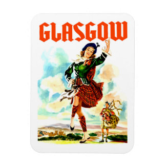 Glasgow, Woman in Kilt, Magnet